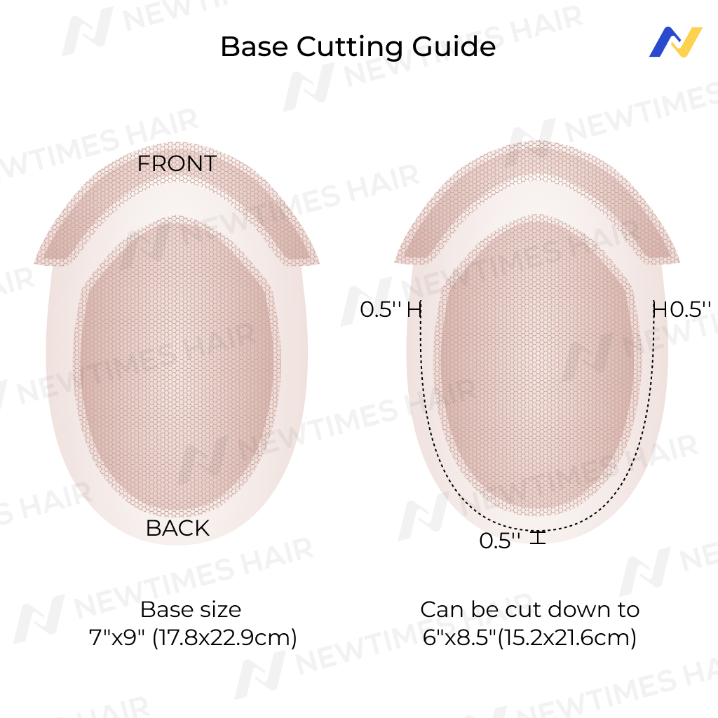 AvenHair HOLLYWOOD-S Hair System with Thin Skin Perimeter and Lace Front