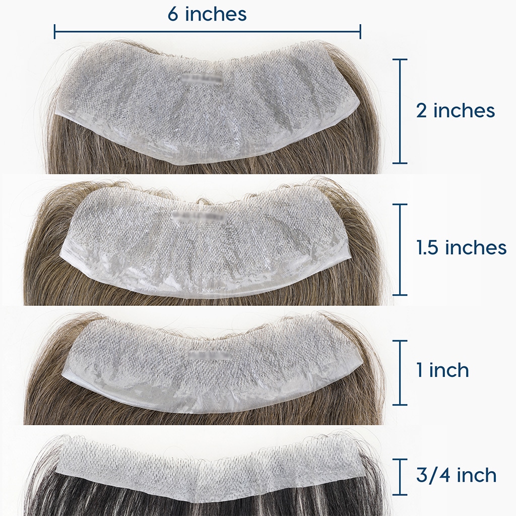 AvenHair 0.06mm Thin Skin Frontal Hairpiece for Receding Hairlines