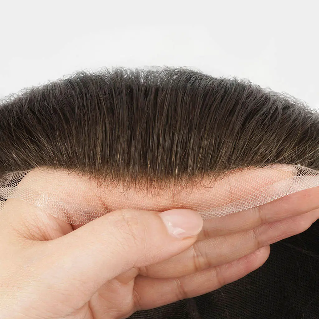 AvenHair Full French Lace Hair System with Remy Hair