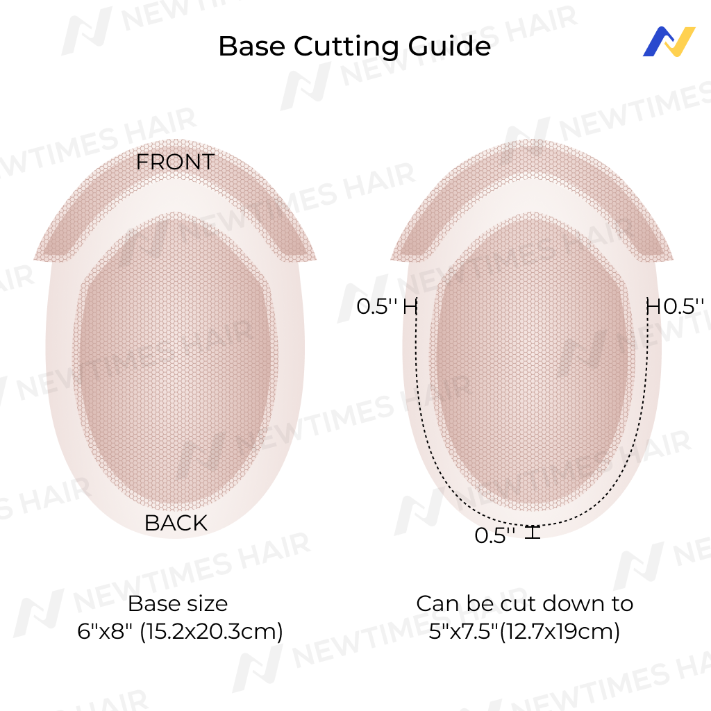 AvenHair HOLLYWOOD-S Hair System with Thin Skin Perimeter and Lace Front