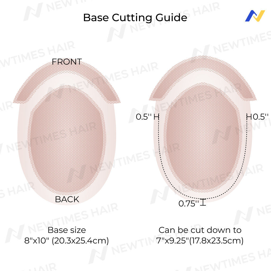 AvenHair HOLLYWOOD-S Hair System with Thin Skin Perimeter and Lace Front